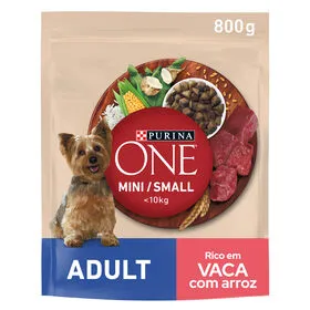 Ração para Cão Adulto Mini Vaca e Arroz Purina One Mini