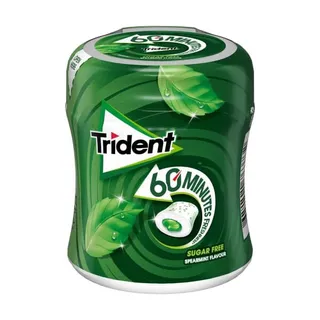 Pastilhas Elásticas 60 Minutos Spearmint Trident