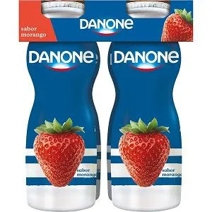 Iogurte Líquido Danone Morango 4 x 155 g