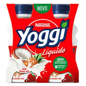 Iogurte Líquido Ananás e Coco Yoggi