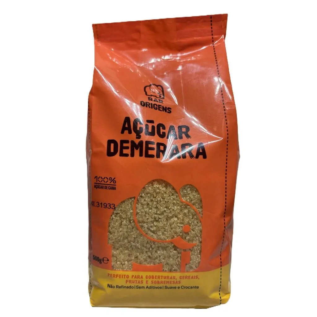 Açúcar Demerara, emb. 500 gr