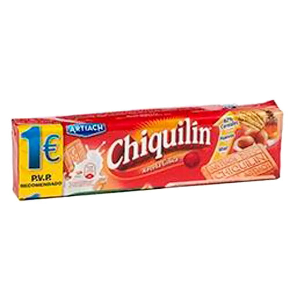 Bolachas chiquilin, embalagem de 180g