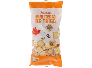 Mini Auchan tostas de trigo 350 g