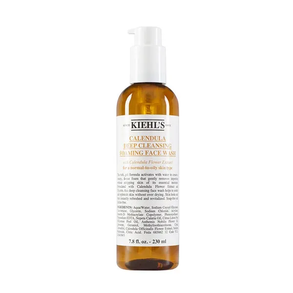 KIEHL'S Calendula Deep Cleansing Foaming Face Wash 230ML