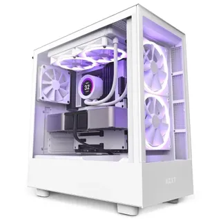 Caixa ATX NZXT H5 Elite Branca Vidro Temperado