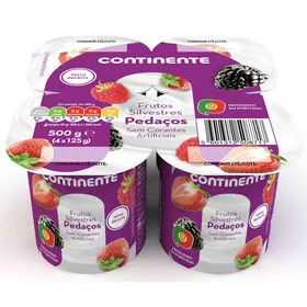 Iogurte Pedaços Frutos Silvestres Continente