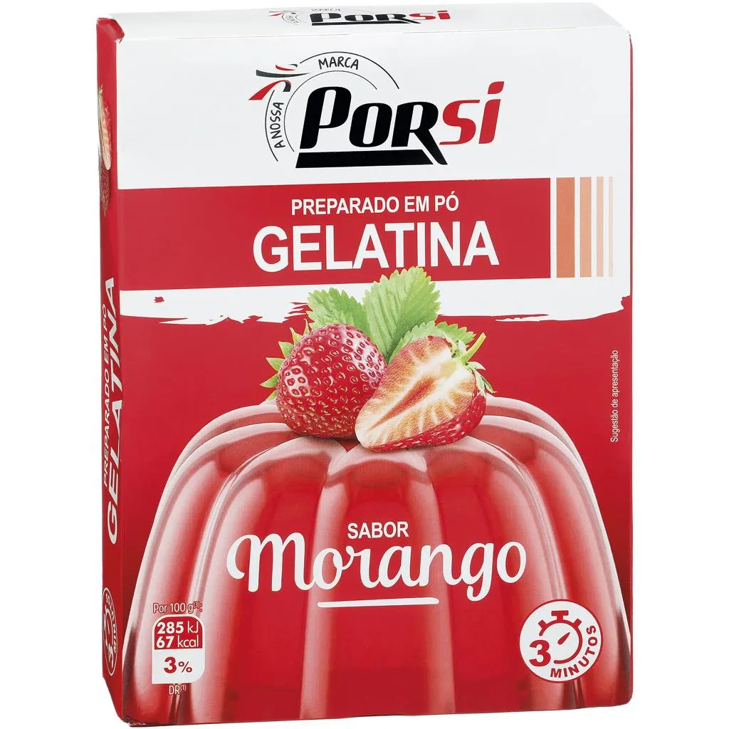 Gelatina Morango 2 X 85G