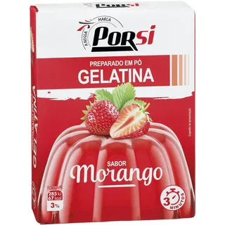 Gelatina Morango 2 X 85G PorSi