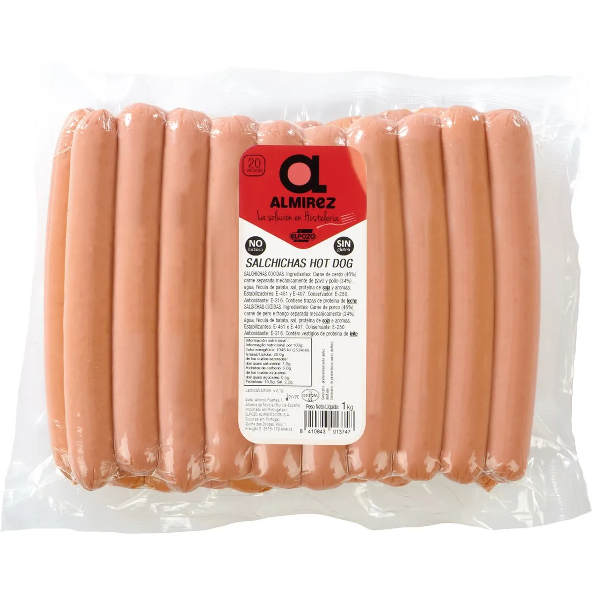 ALMIREZ Salsichas Hot Dog 1 Kg