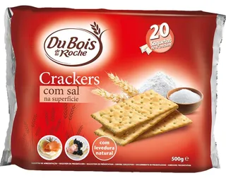 Bolacha DU BOIS DE LA Roche crackers com sal na superfície 500 g