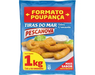 Tiras Pescanova de pota panadas 1 kg