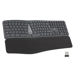 Teclado Ewent EW3290 Ergonómico Multimodo Bluetooth/2.4Ghz Wireless PT Preto