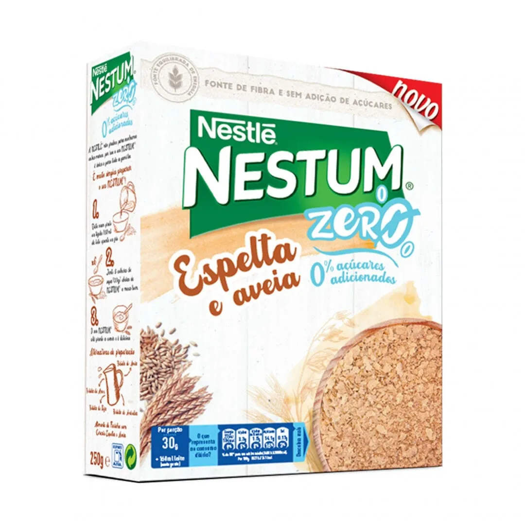 Nestum de Espelta e Aveia Zero Açúcar