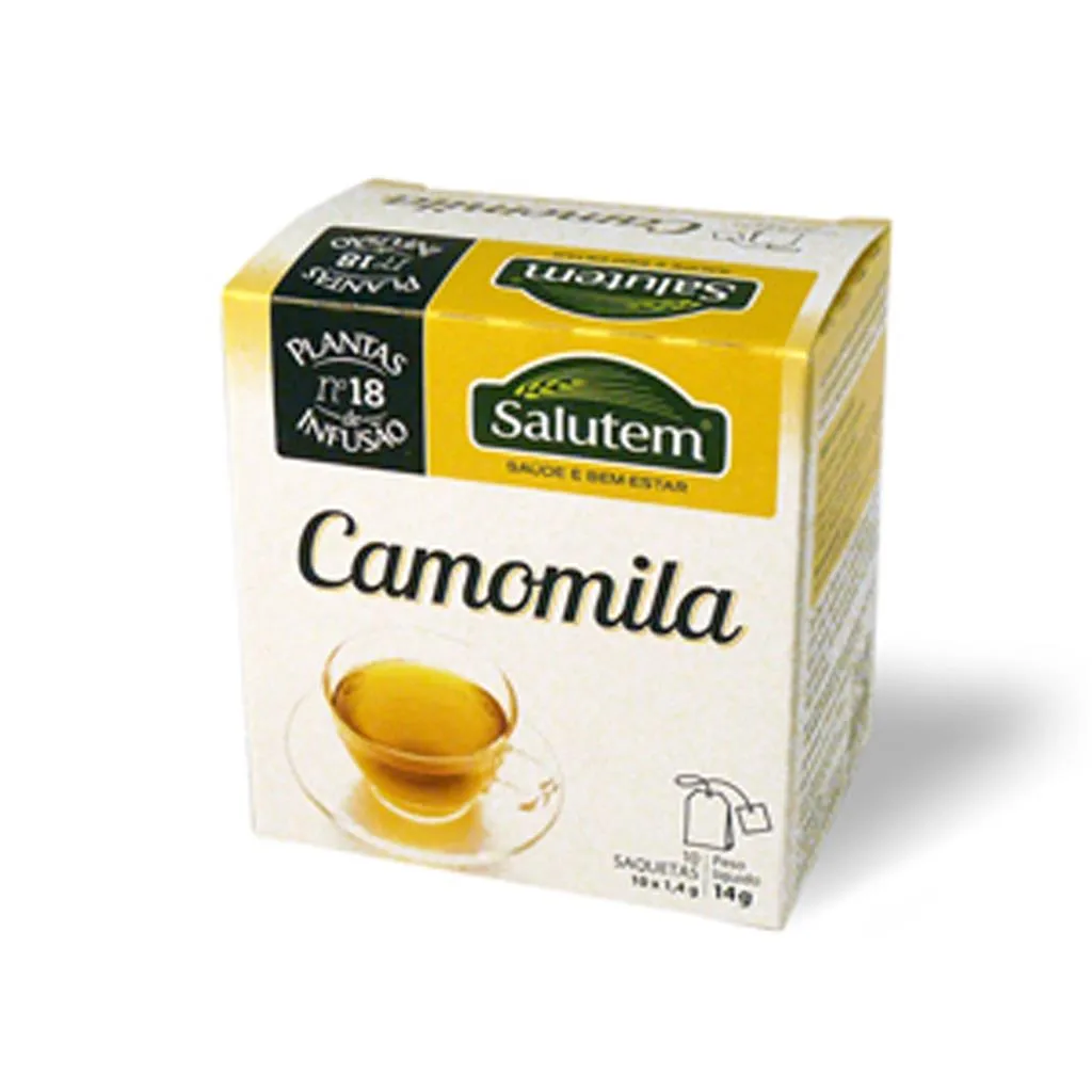 Chá de infusão salutem nº 18 - camomila 10 saquetas