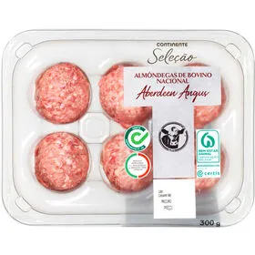 Almôndegas de Novilho Angus Continente Seleção