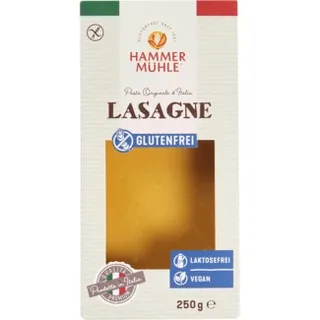 Massa para Lasanha Vegan embalagem 250 g - Hammer Muhle