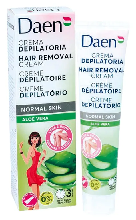 Creme depilatório corporal Daen aloé 125 ml
