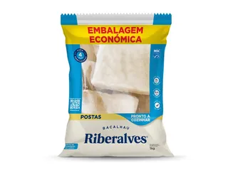 Bacalhau Riberalves demolhado postas 1 kg