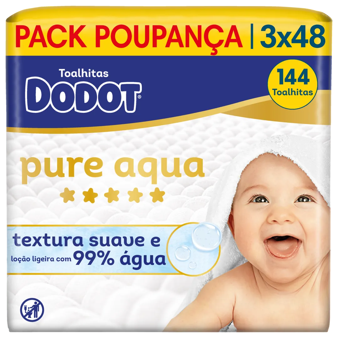 Toalhitas Dodot Pure Aqua Pack Poupança