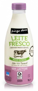Leite Fresco Meio Gordo sem Lactose Pingo Doce