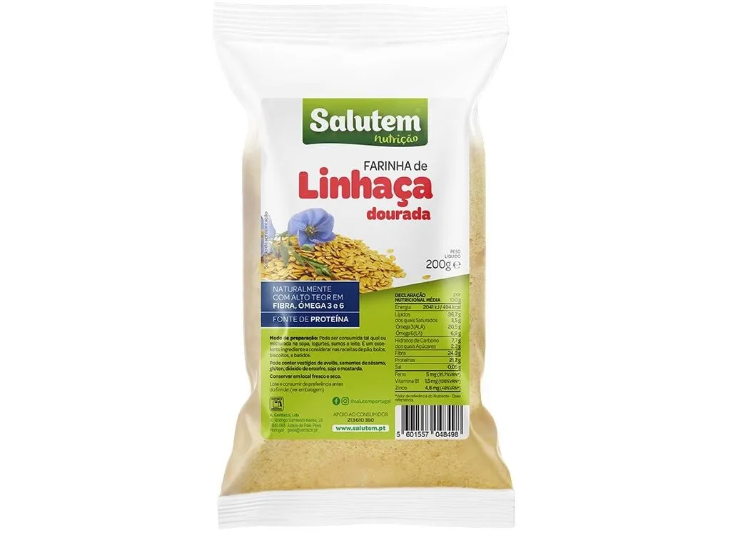 Farinha Salutem linhaça dourada 200 g