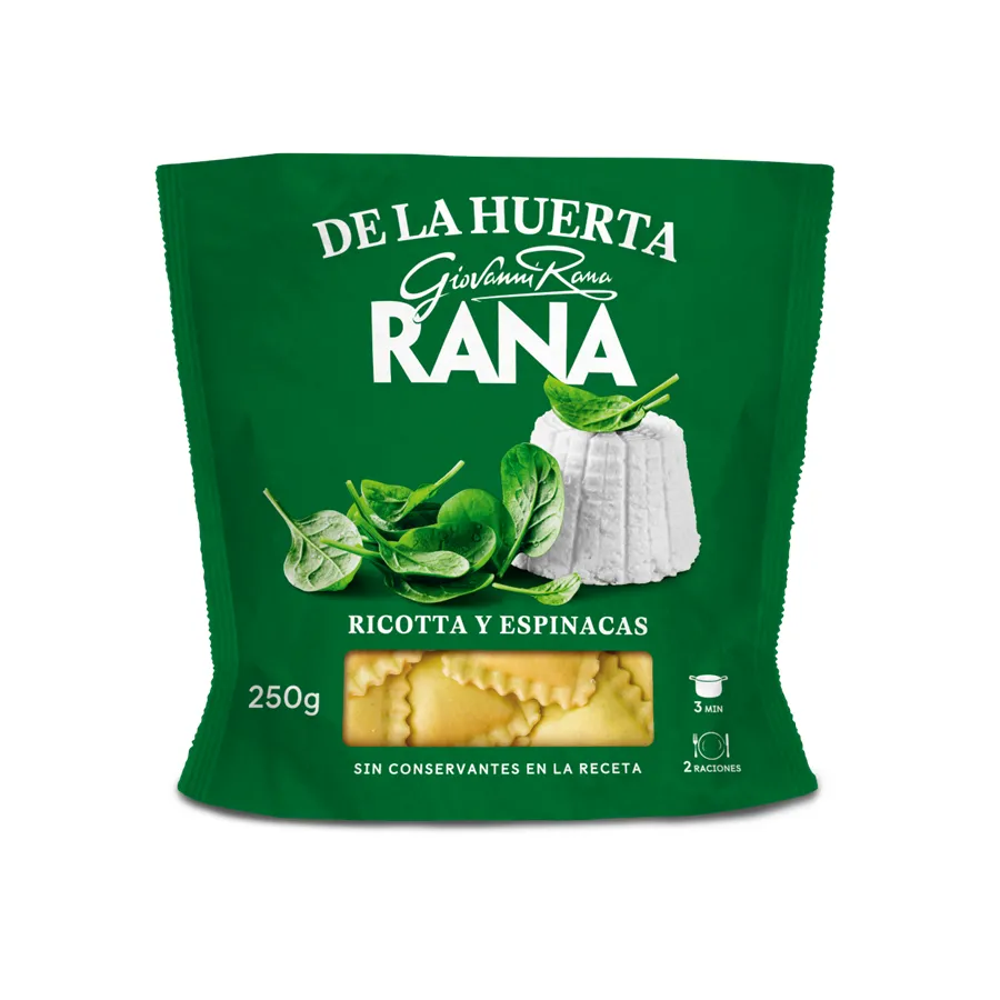 Tortellini de Ricota com Espinafres
