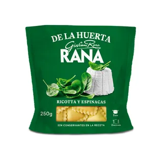 Tortellini de Ricota com Espinafres Rana