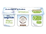 Iogurte Longa VIDA magro tutti frutti e côco 6 x 120 g
