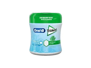 Pastilhas Trident oral-b elásticas spearmint bottle 68 g