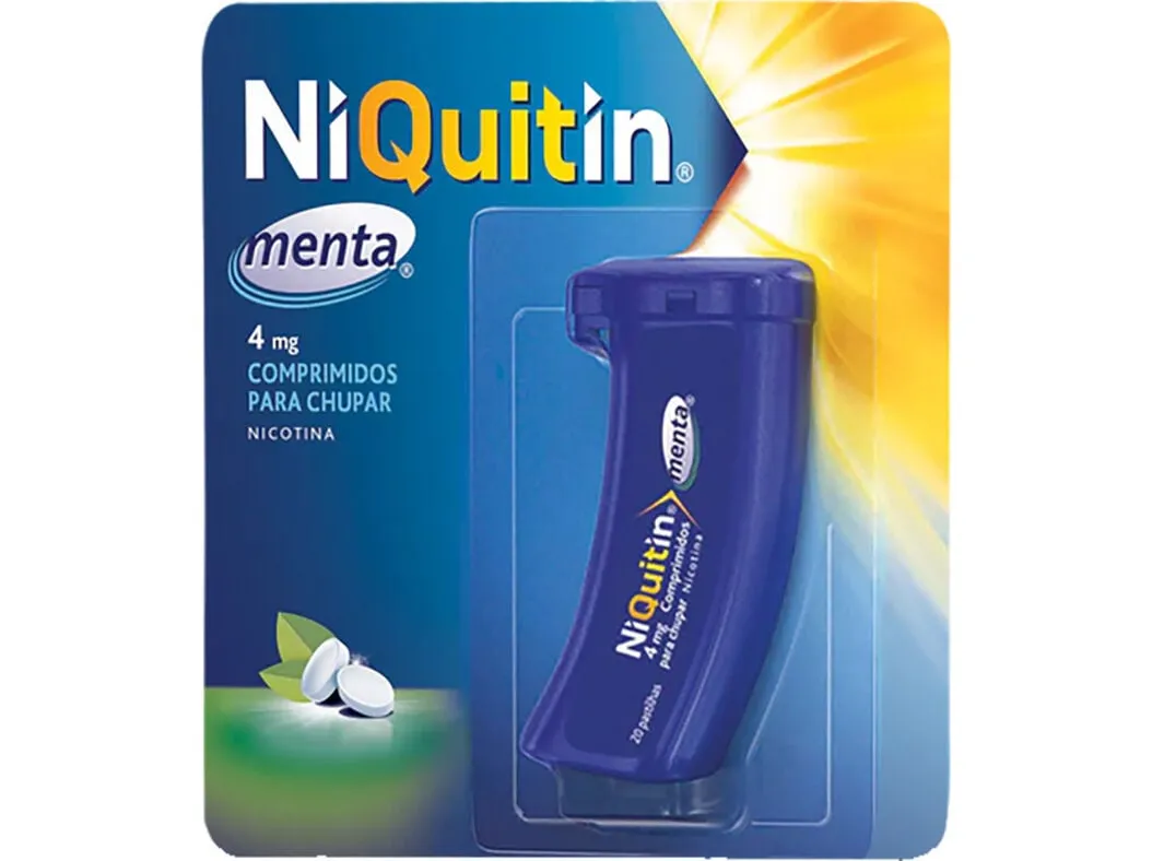 Pastilhas Niquitin menta 4 mg 20un