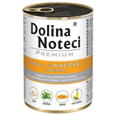 Dolina Noteci Premium 12 x 400 g Pato com abóbora