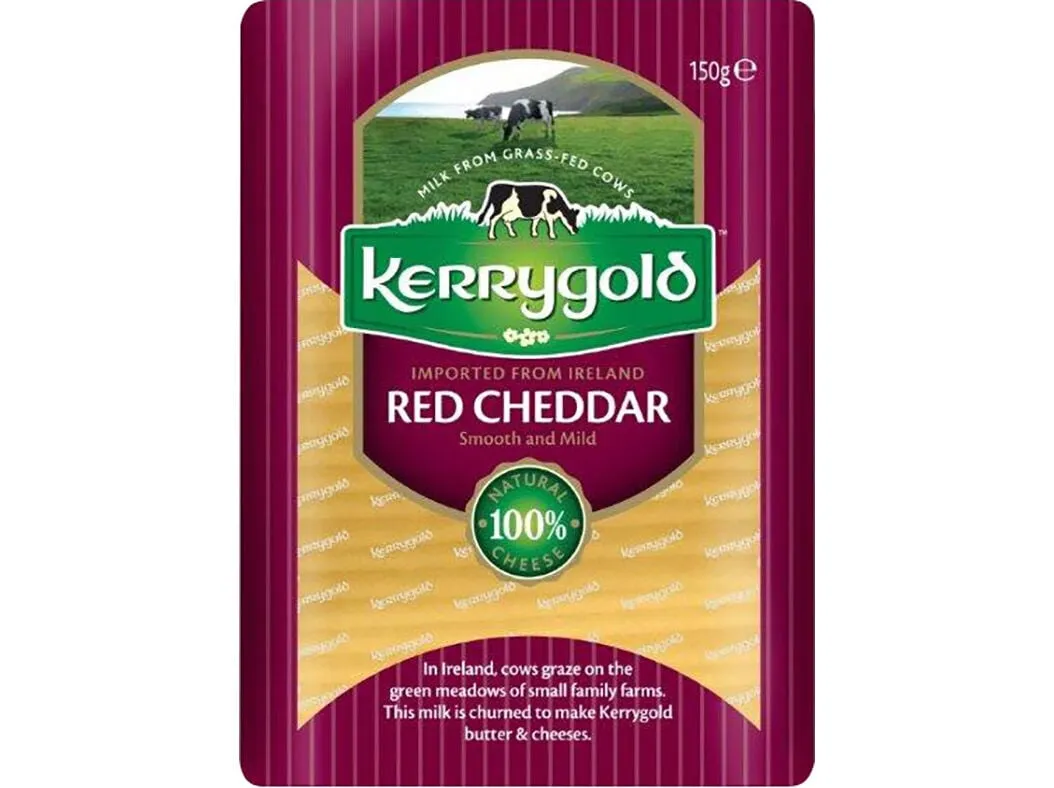 Queijo Kerrygold red cheddar fatias 150 g