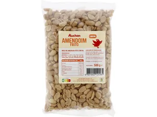 Amendoim Auchan com sal 500 g