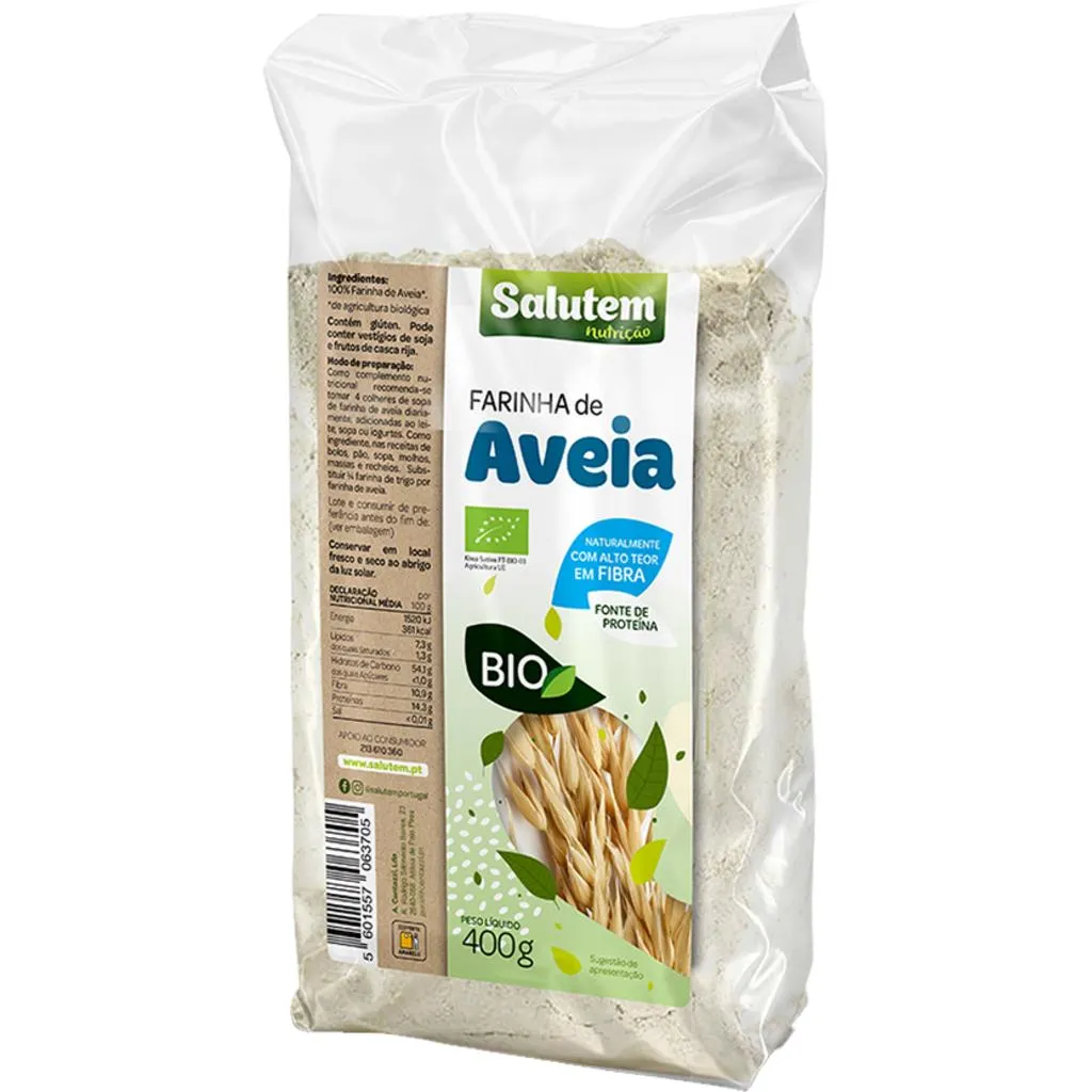 Farinha de Aveia Biológica, emb. 400 gr