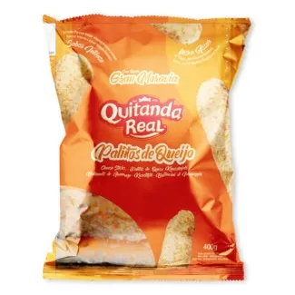 Palitos de Queijo embalagem 400 g - Quitanda Real