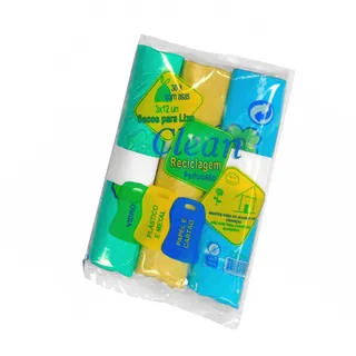 Sacos Lixo 30L Fecho Fácil 12Un