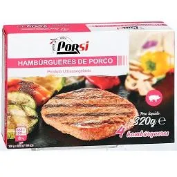 Hambúrguer de Porco 320g PorSi