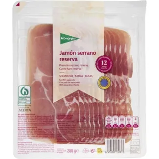 Presunto Serrano em Fatias unidade 200 g - El Corte Inglés