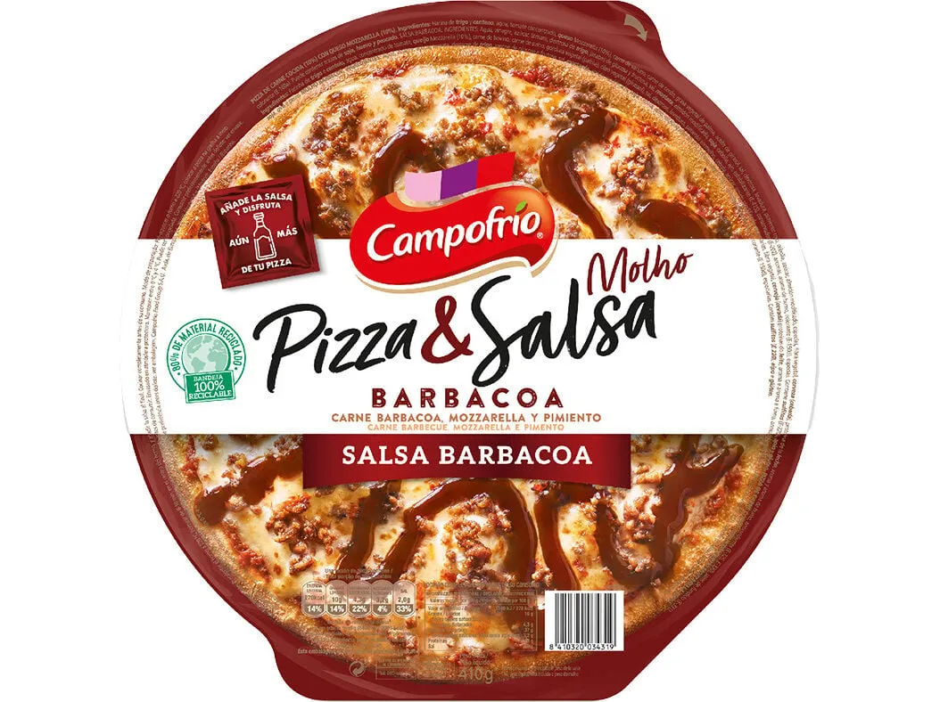 Pizza fresca de barbecue Campofrio 410 g