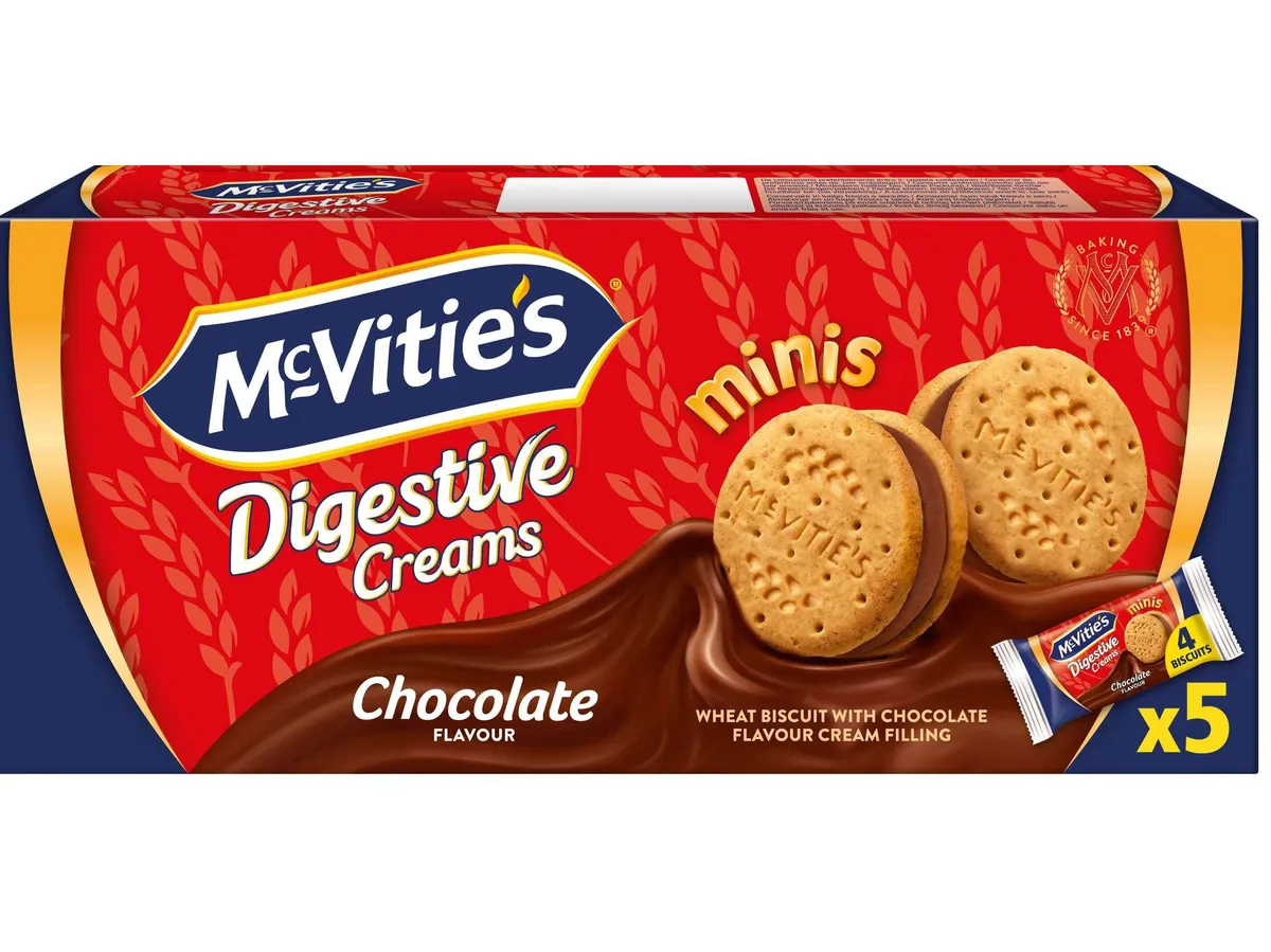 Bolachas recheadas Mcvitie's com chocolate 185 g