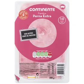 Fiambre da Perna Extra Fatiado Continente