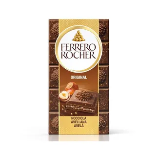 Tablete de Chocolate e Avelã Ferrero Rocher