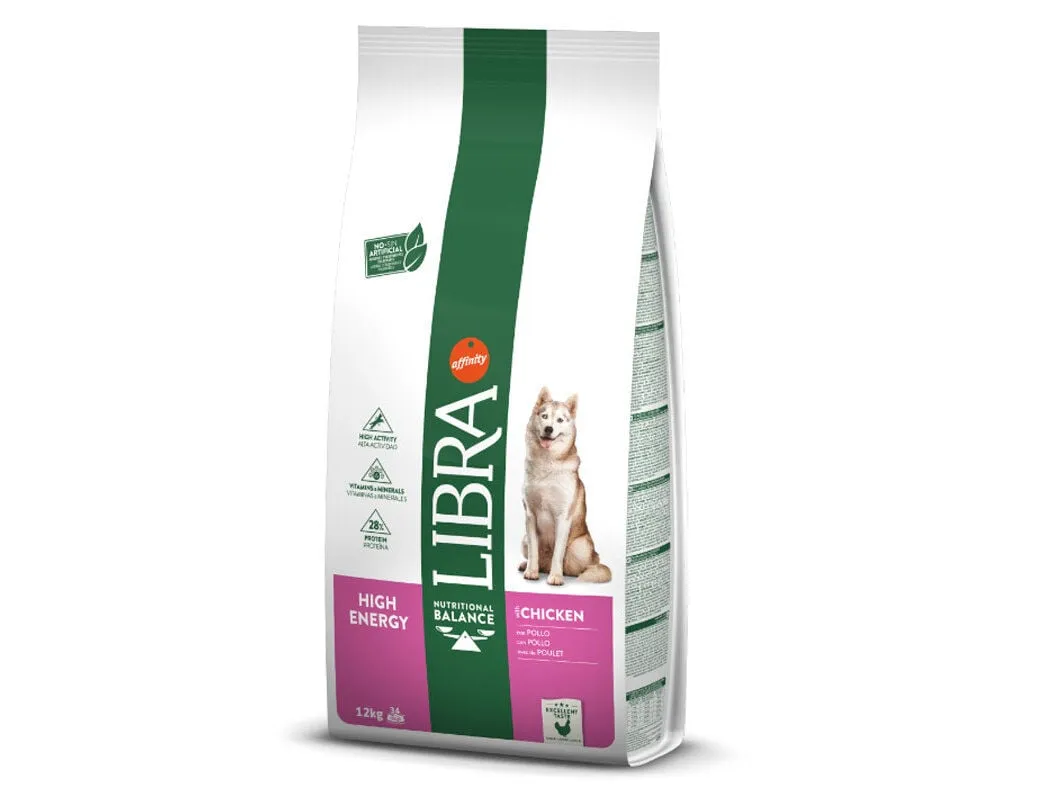 Ração para cão Libra energy com frango 12 kg