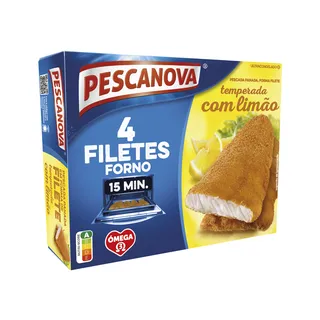 Filetes de Pescada Panados com Limão Congelados Pescanova