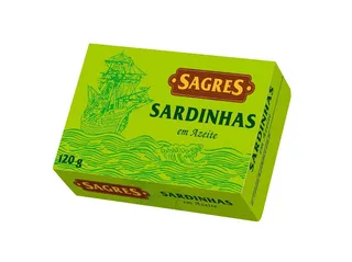 Sardinhas em azeite Sagres 120 (84)g