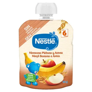 Bolsa de Fruta Maçã, Banana e Aveia Nestlé