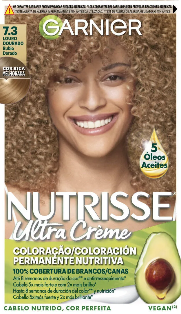 Coloração Nutrisse Louro Dourado 7.3