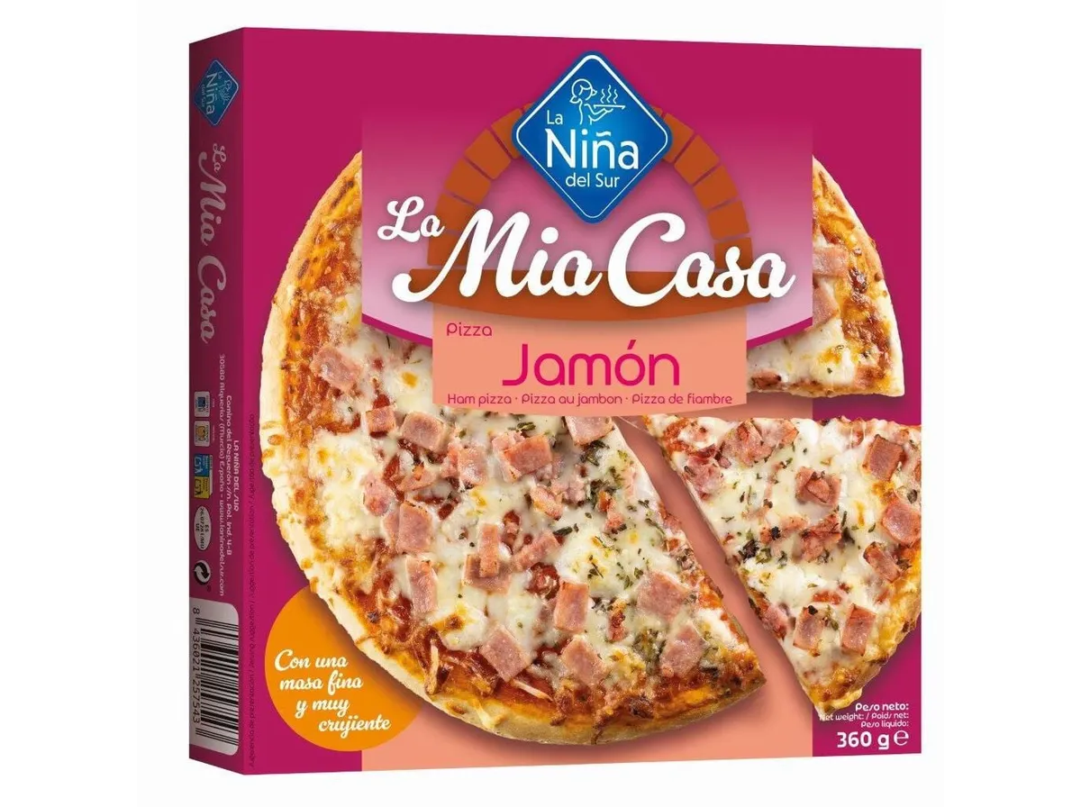 Pizza LA NIÑA DEL SUR fiambre e queijo 360 g