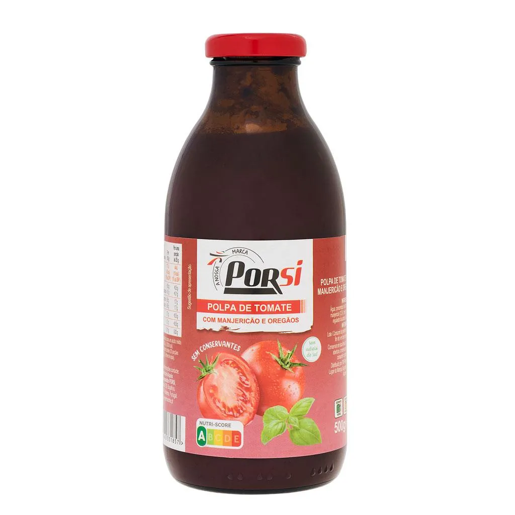 Polpa Tomate Manjericão e Orégãos 500g