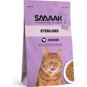 Ração para Gato Adulto Esterilizado Frango Smaak